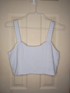 NWT Aerie Crop Cami Tank Size Large with Wide Straps